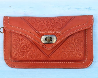 Cartera pequeña de cuero para mujer, carteras de mujer, monedero pequeño, cartera de cuero genuino, cartera y monedero de cuero para mujer, cartera para mujer