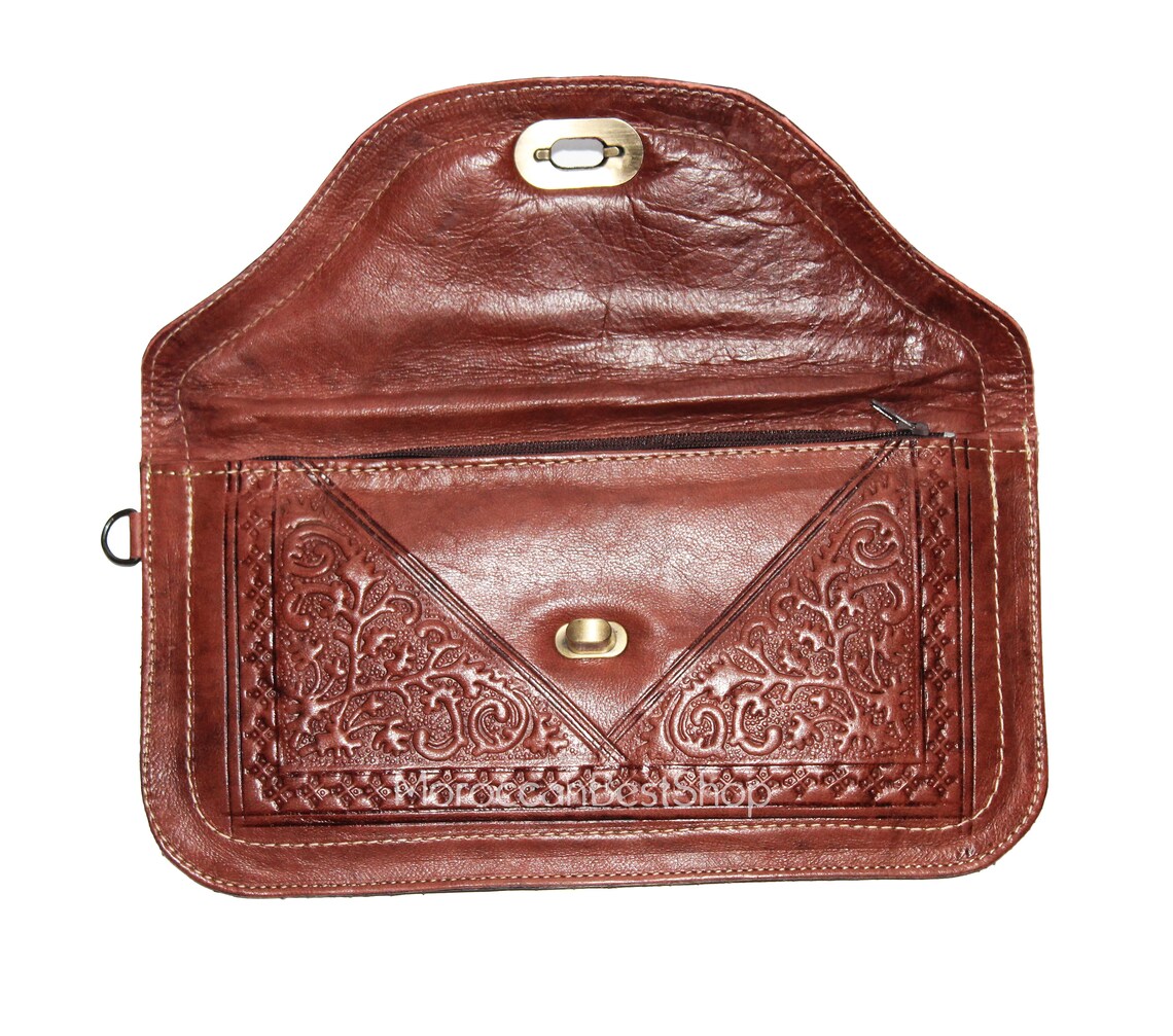 Leather Wallet Women's Passport Wallet Wristlet Wallet Etsy