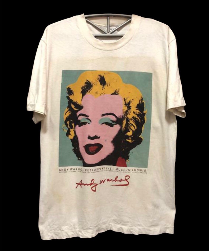 Supercool !Vintage Marilyn Monroe Gallery Souvenirs Pop Art Printed Illustration Artwork by Andy WarholKeith HaringPablo Picasso