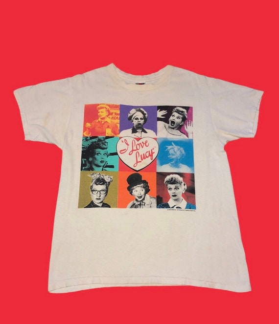 Vintage 90's Pop Art I Love Lucy Show/American Sit