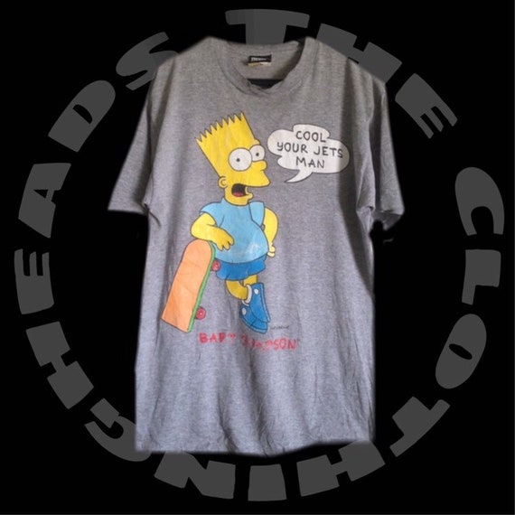 bart simpson orange shirt