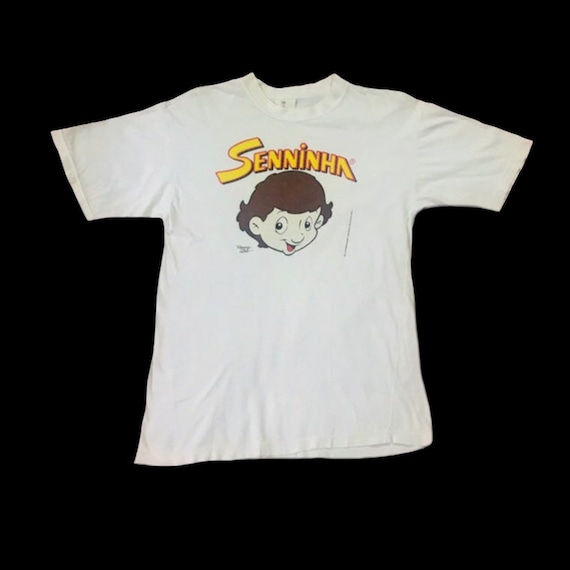 Rare! Vintaga 1994 SENNINHA Cartoon Brazilian Comi