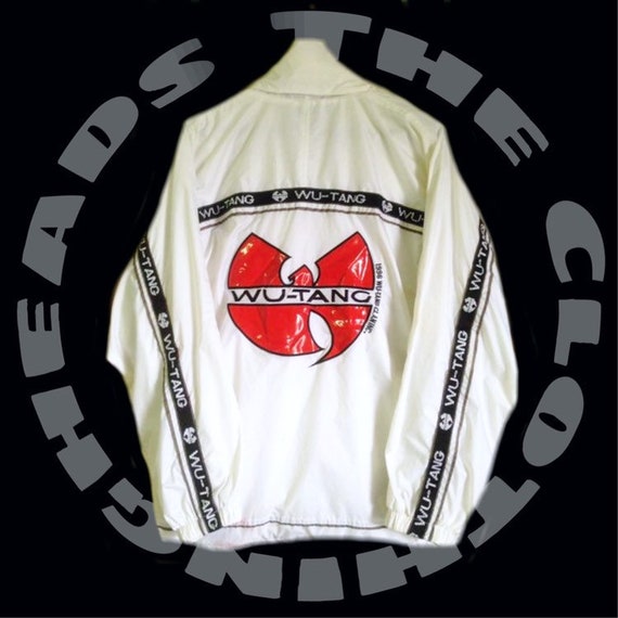 Rare! Vintage 90's WU-TANG Sportwear White Jacket