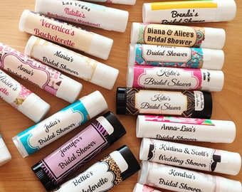 Bridal Shower Party Favor | Wedding Lip Balm | Party Favor Lip Balm Chapstick | Bachelorette Party | Personalized Lip Balm - Party Favor