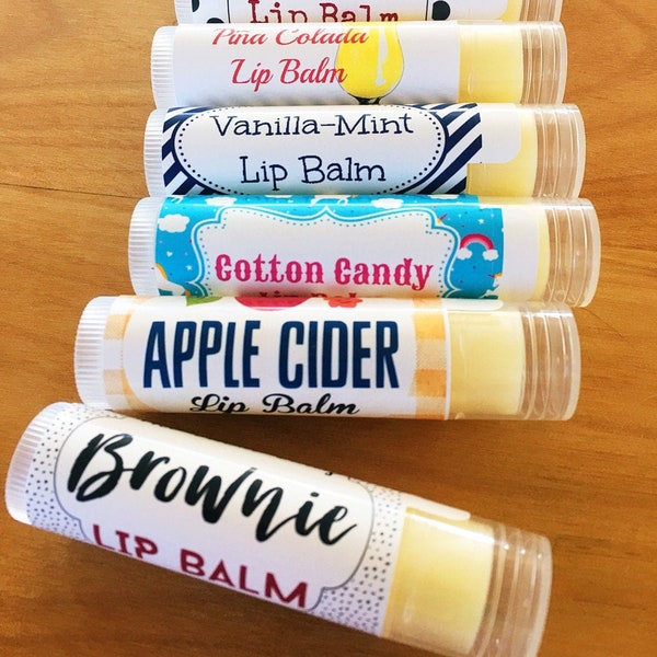 CHOOSE • YOUR • FLAVOR | Handmade All-Natural Lip Balm | Chapstick in a Variety of Scents for Everyone | Best Lip Balm | Lip Moisture