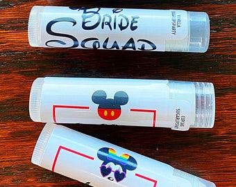 Happiest Lip Balm on Earth | Mouse Ears-Inspired Lip Balm | Cute Chapstick Party Favors | Bride Tribe, Bachelorette, Birthday