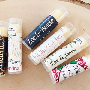 Happy Holidays Lip Balm Personalized Party Favor | Happy Holidays Custom Chapstick | Ugly Sweater Party Favors | Snowman | Christmas Party