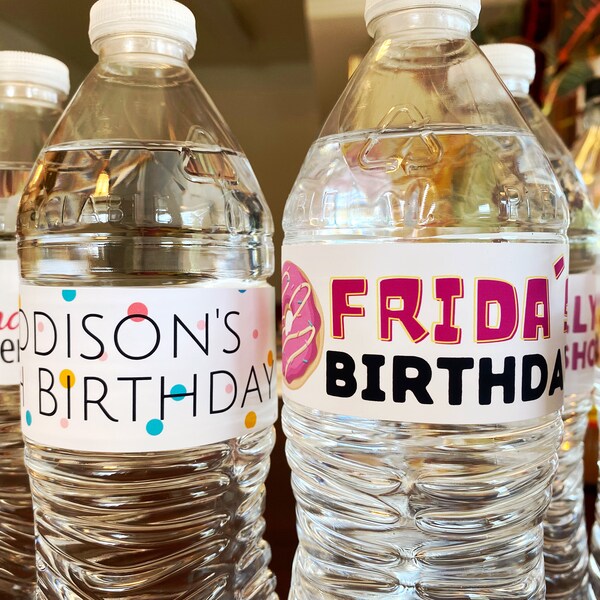 Shower Bottle Labels Etsy