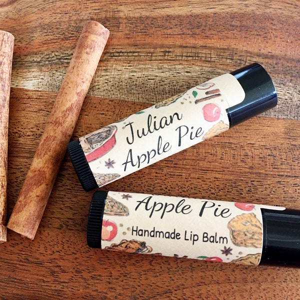 Julian Apple Pie Lip Balm | BEST SELLING  Handmade Lip Balm | All-Natural Chapstick Made in Julian California | World Famous Apple Pies