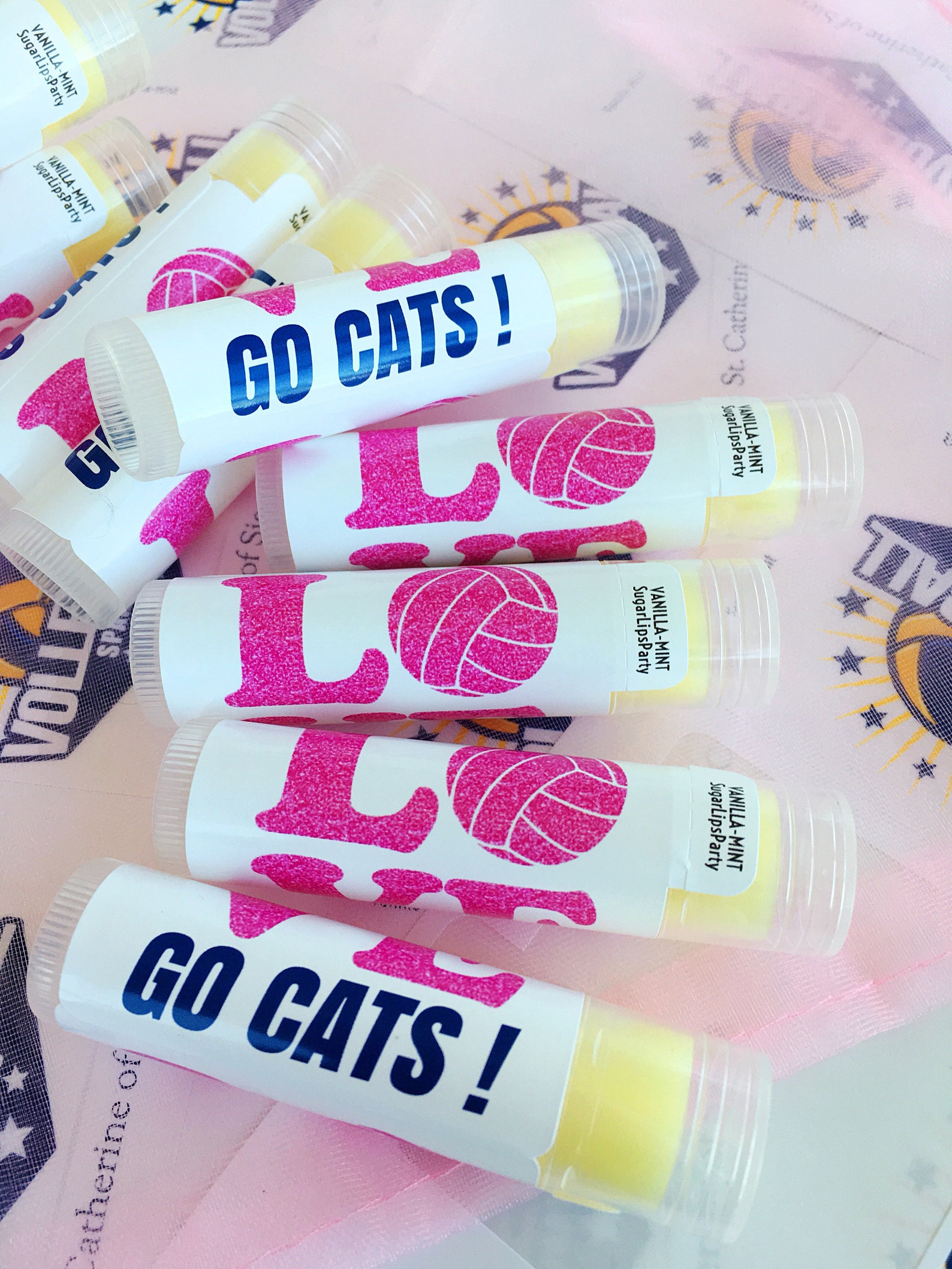 VOLLEYBALL Team Gifts Sport Team Lip Balm Volleyball Team Etsy