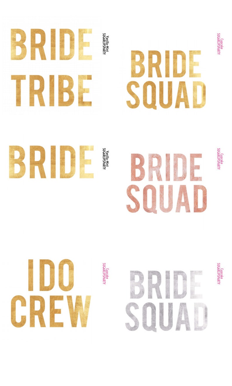 bride tribe bride squad