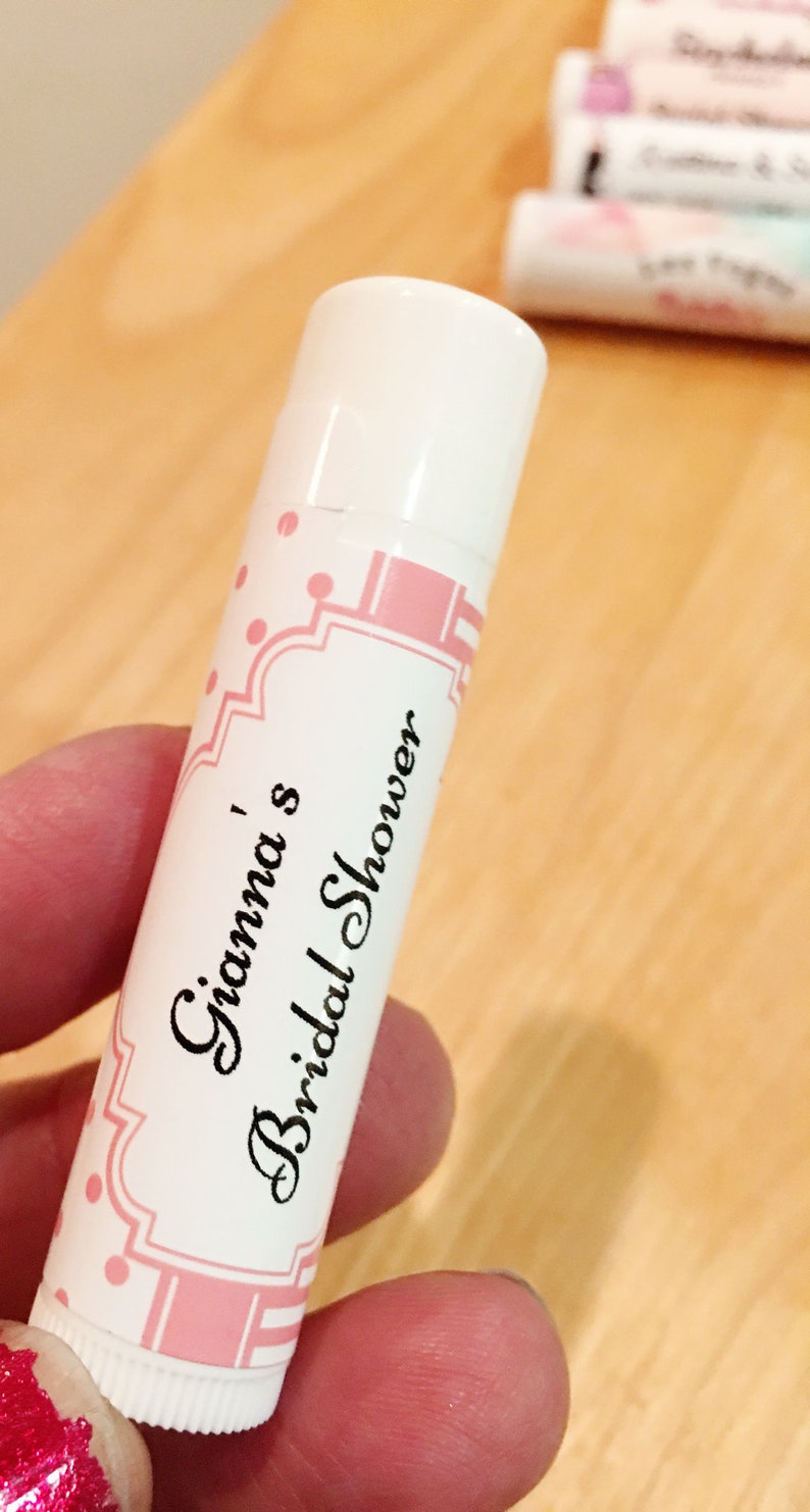 Bridal Shower Party Favor Wedding Lip Balm Party Favor Lip Etsy Canada