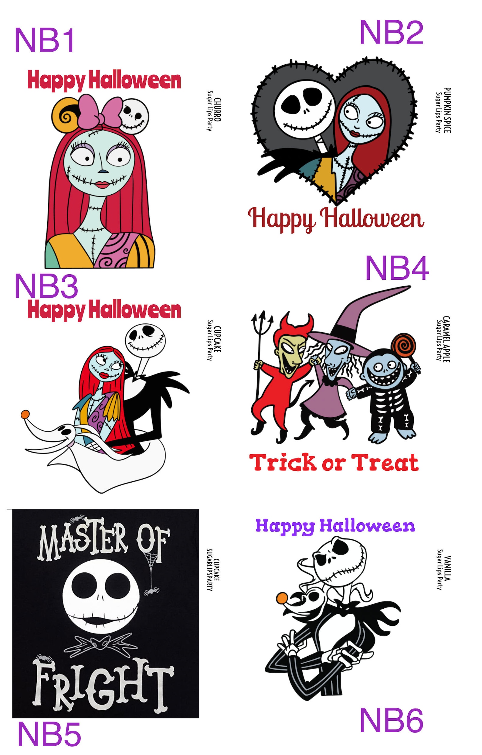 NIGHTMARE BEFORE CHRISTMAS Lip Balm Party Favors Halloween Etsy