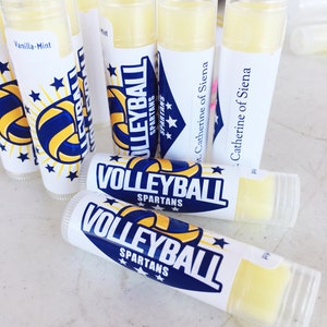 VOLLEYBALL Team Gifts | Sport Team Lip Balm | Volleyball Team Mate Gifts | Tournament  Swag for Volleyball | Nationals Championship Sports