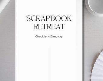 Scrapbook Retreat Planning Checklist • Scrapbook Retreat Directory