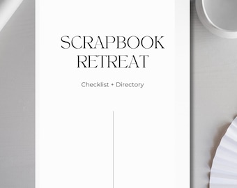 Scrapbook-Retreat-Planungscheckliste • Scrapbook-Retreat-Verzeichnis