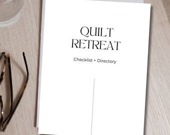 Quilt Retreat Planning Checklist • Quilt Retreat Directory