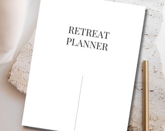 Retreat Planning Workbook | Event Planning Template | Fillable PDF