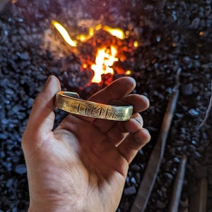 Viking runic oath ring image 1