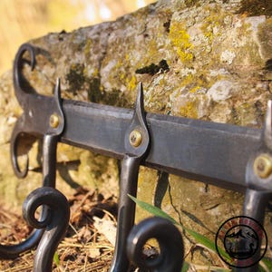 Forged Rustic Hook Rack