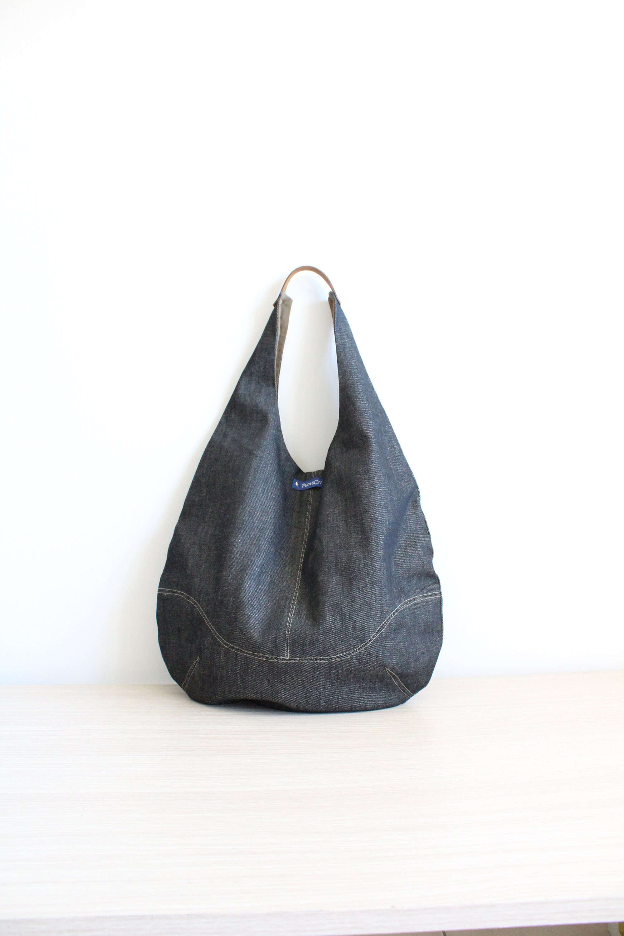 Design Bag in Jeans Geometric Bag Shoulder Bag Jeans Denim - Etsy