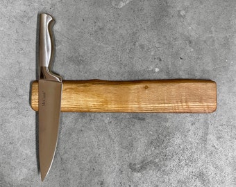 Magnetic knife rack, wall mounted magnetic knife holder, magnetic knife holder, home, gifts, live edge, kitchen storage