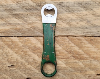 Antique Green Bottle Opener