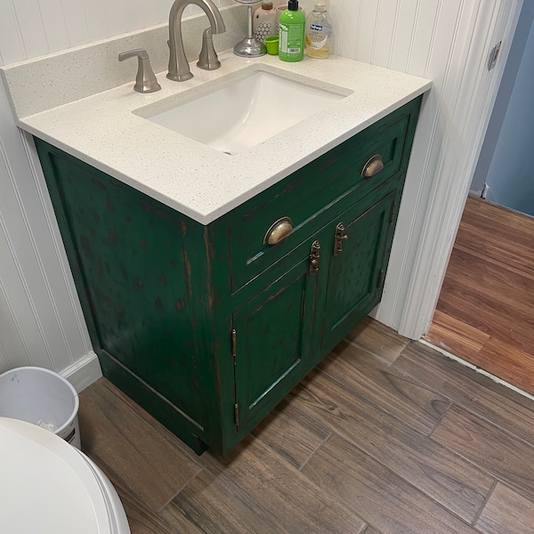 Antique Bathroom Vanity Etsy