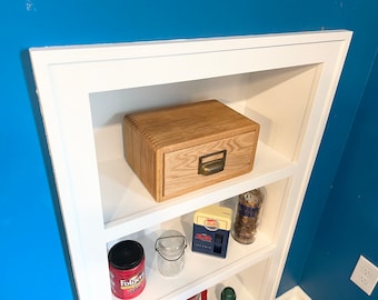 Wood box, Single Antique Style Storage Drawer, Apothecary Drawer, Essential Oils, Baseball Cards, Memories, Keepsake Box