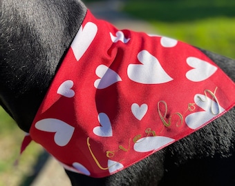 Dog Bandanas for Valentines, Birthday, Dress-Up, Holiday, Just Because!