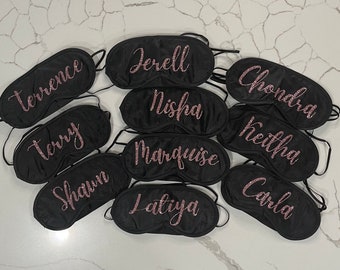 Adult Slumber Party Customized Sleep Masks