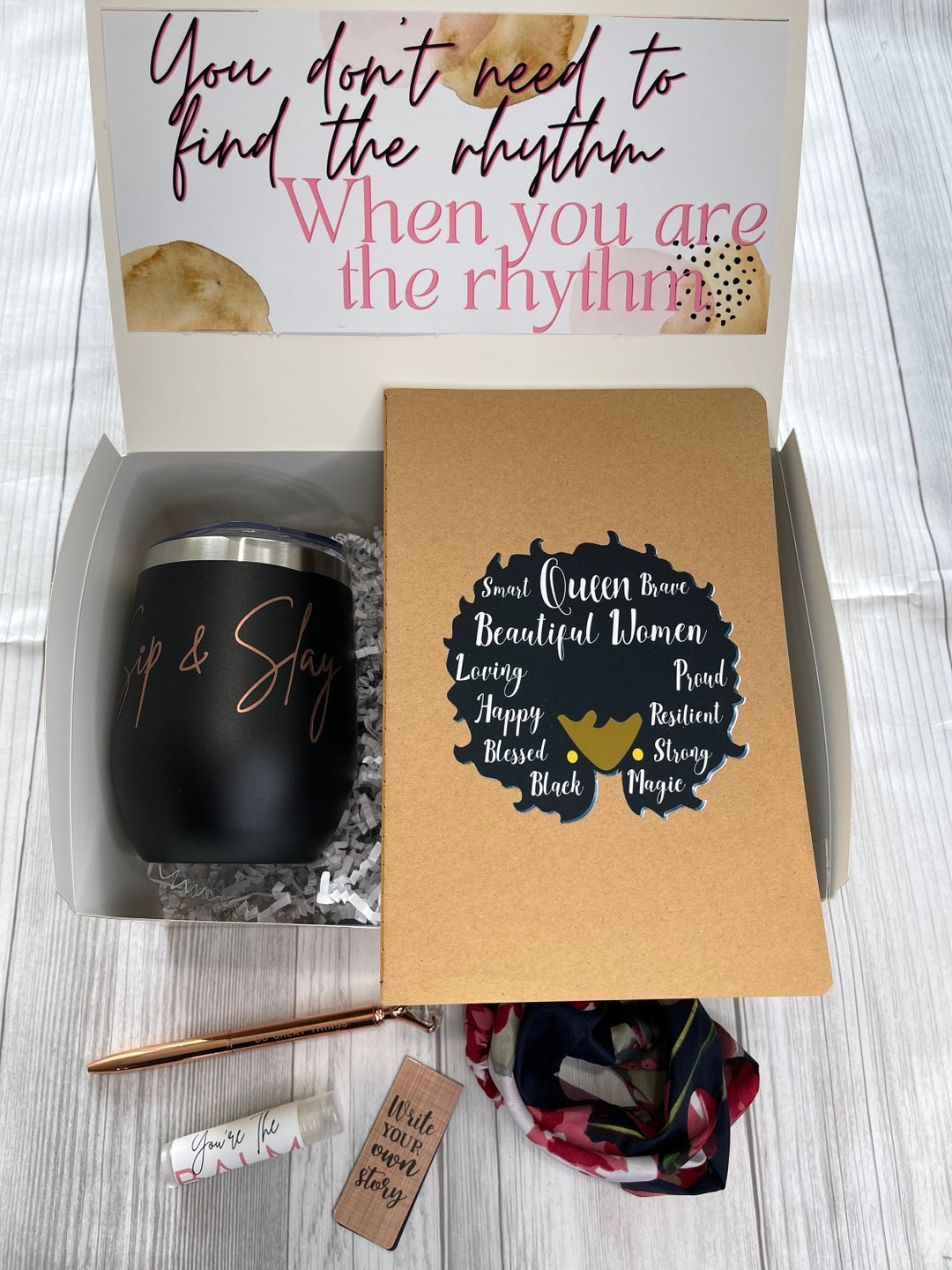 Black Girl Magic Gift Box for Thinking of You, Women's Empowerment