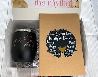 Black Girl Magic Gift Box for Thinking of You, Women's Empowerment, Mother's Day, Birthday, Graduation, Friendship gifts