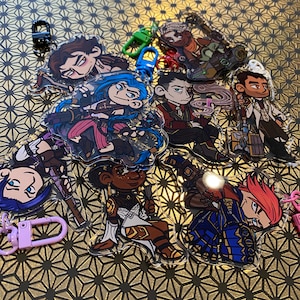 Arcane Acrylic Charms