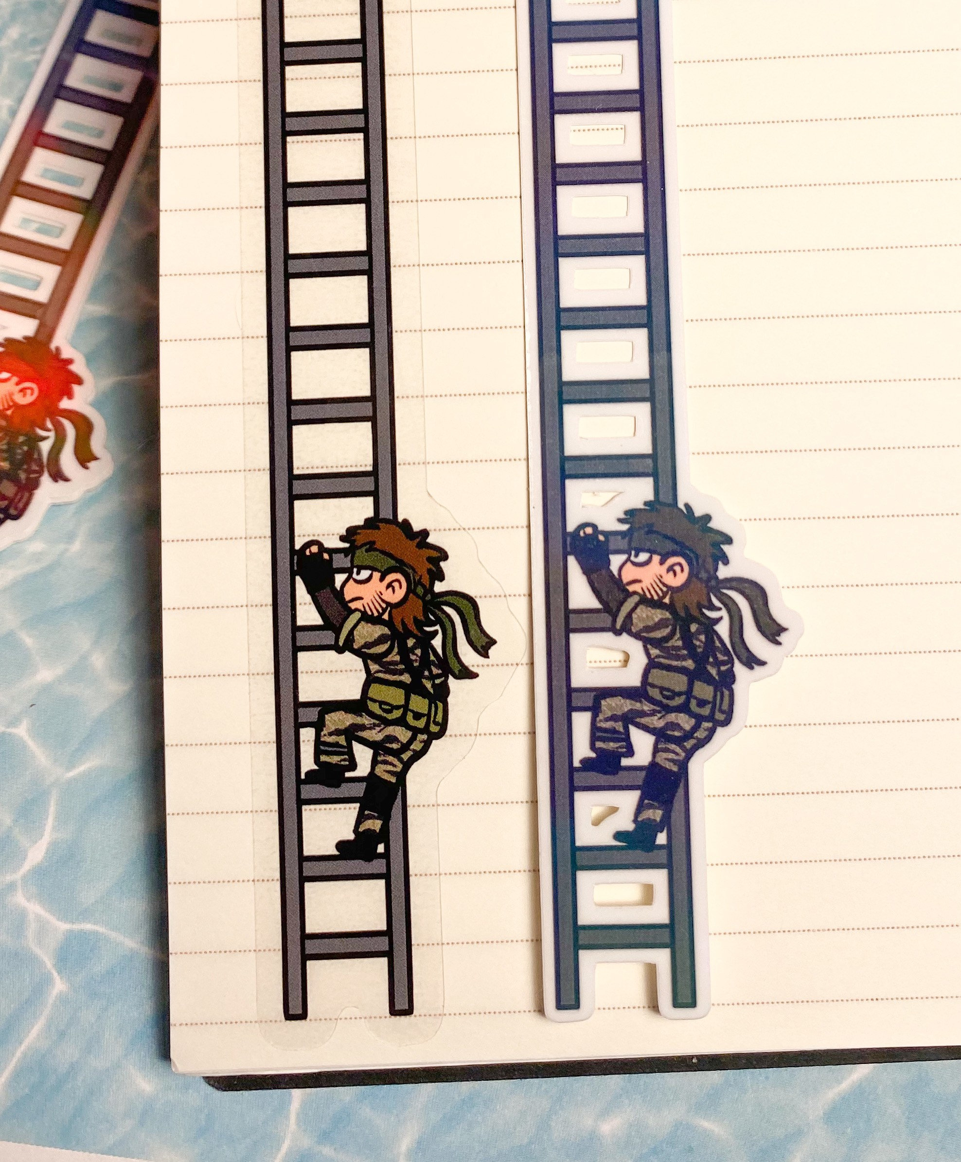 MGS Snake Eater Ladder Sticker Etsy