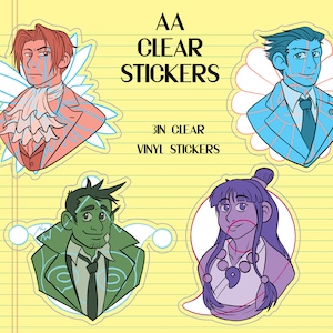 AA Clear Stickers