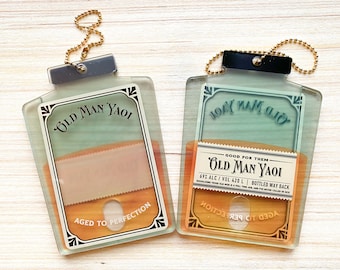 Old Man Yaoi Photocard Charm