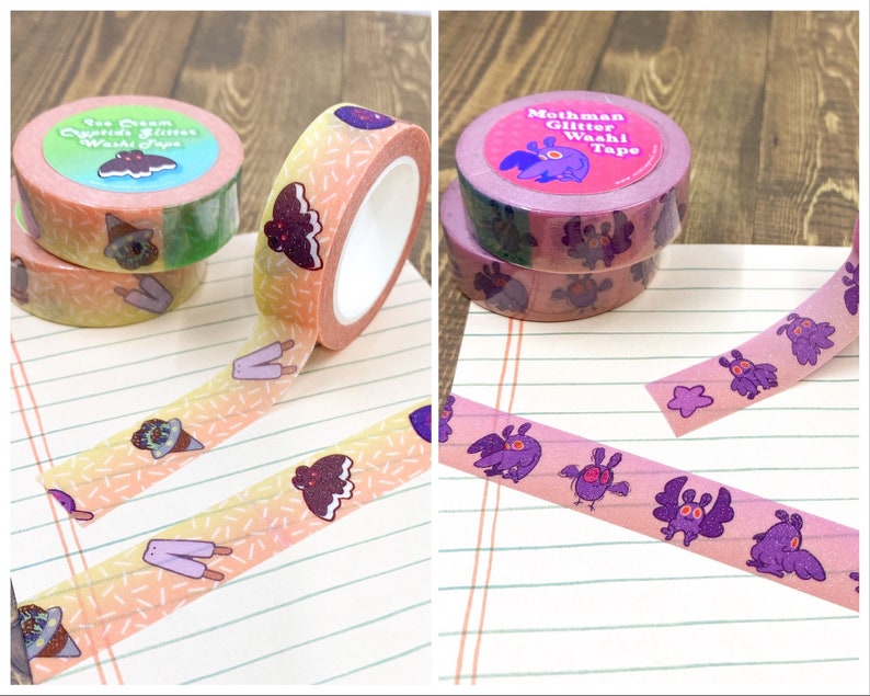 Cryptids Glitter Washi Tape 