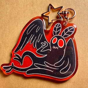 Lounging Mothman Charm