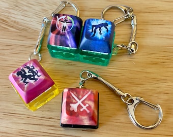 Llaveros antiestrés con teclas de FFXIV