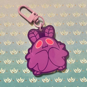 Round Mothman Charm