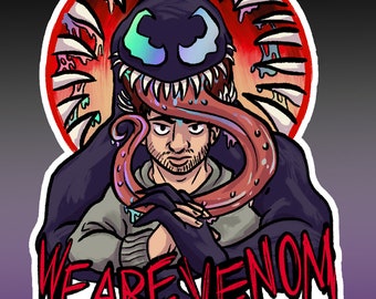 Venom Holo Sticker