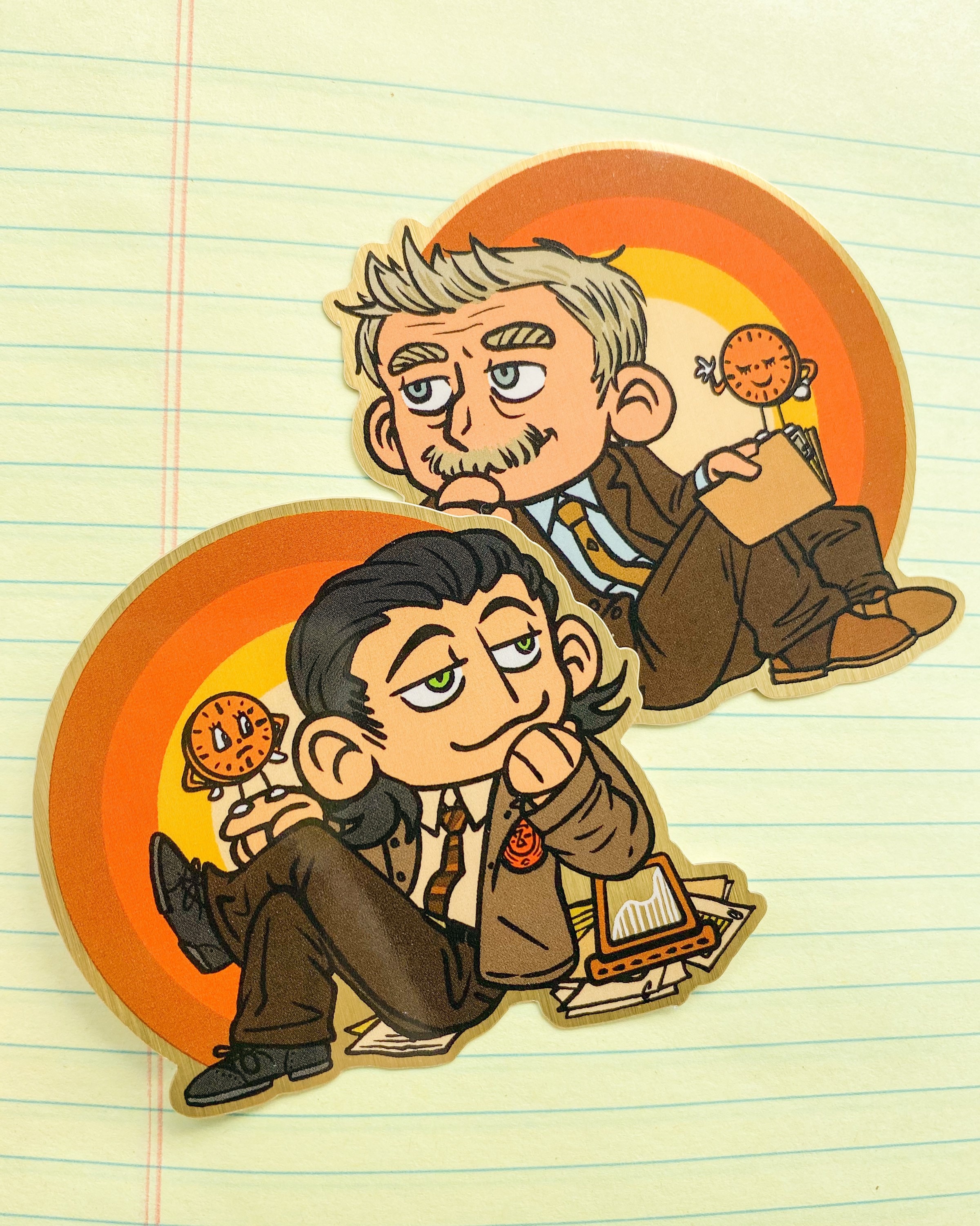 TVA Loki & Mobius Stickers