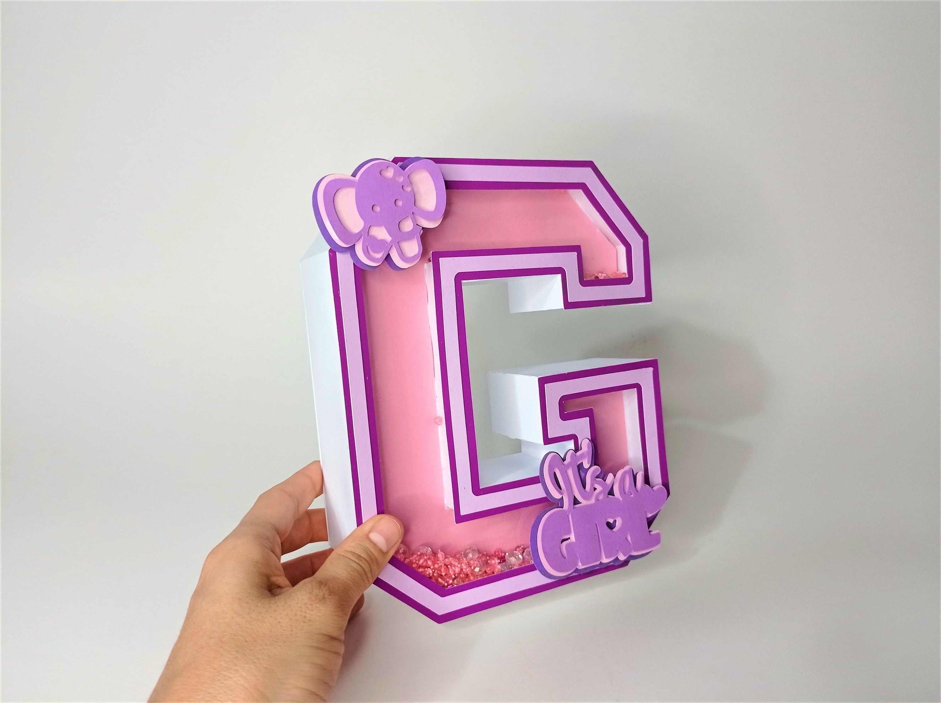 Download 3D Shaker Letter Svg G 3D Letter svg File for | Etsy