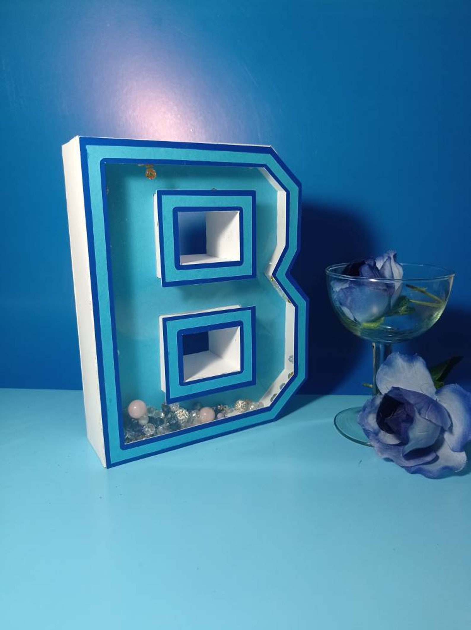 3D Shaker Letter Svg B 3D Letter Svg File For Etsy