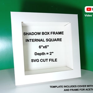 Shadow Box SVG Template Shadow Box Frame Flowers SVG Rolled Flower Paper Cutting Template Shadow Box DIY Cricut Silohuette Taglio laser