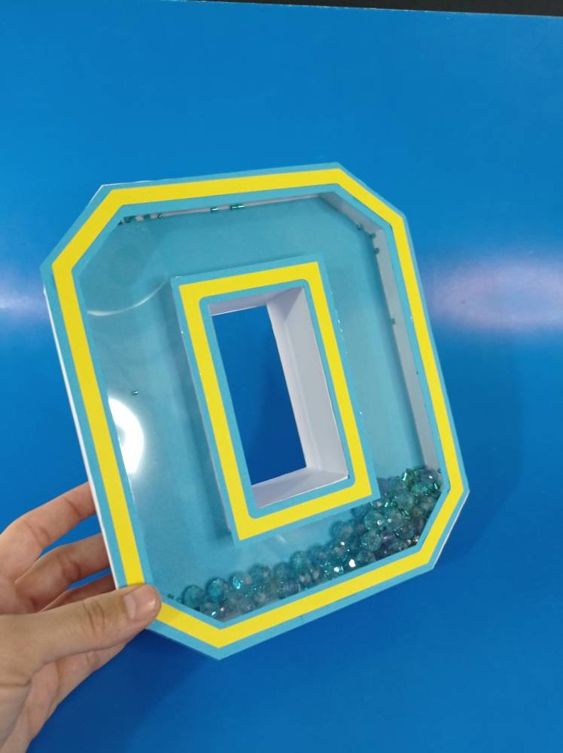 Download Clip Art 3d Shaker Letter Svg O 3d Letter Svg File For Cricut 3d Letter Template Silhouette Cameo Laser Cut Letters Birthday Pdf Printable Art Collectibles