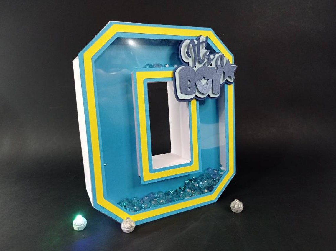 3D Shaker Letter Svg O 3D Letter svg File for | Etsy