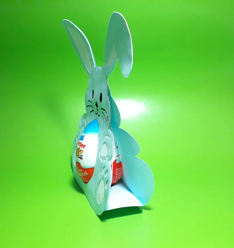 Download Easter Egg Holder SVG Template Bunny Kinder Egg SVG ...