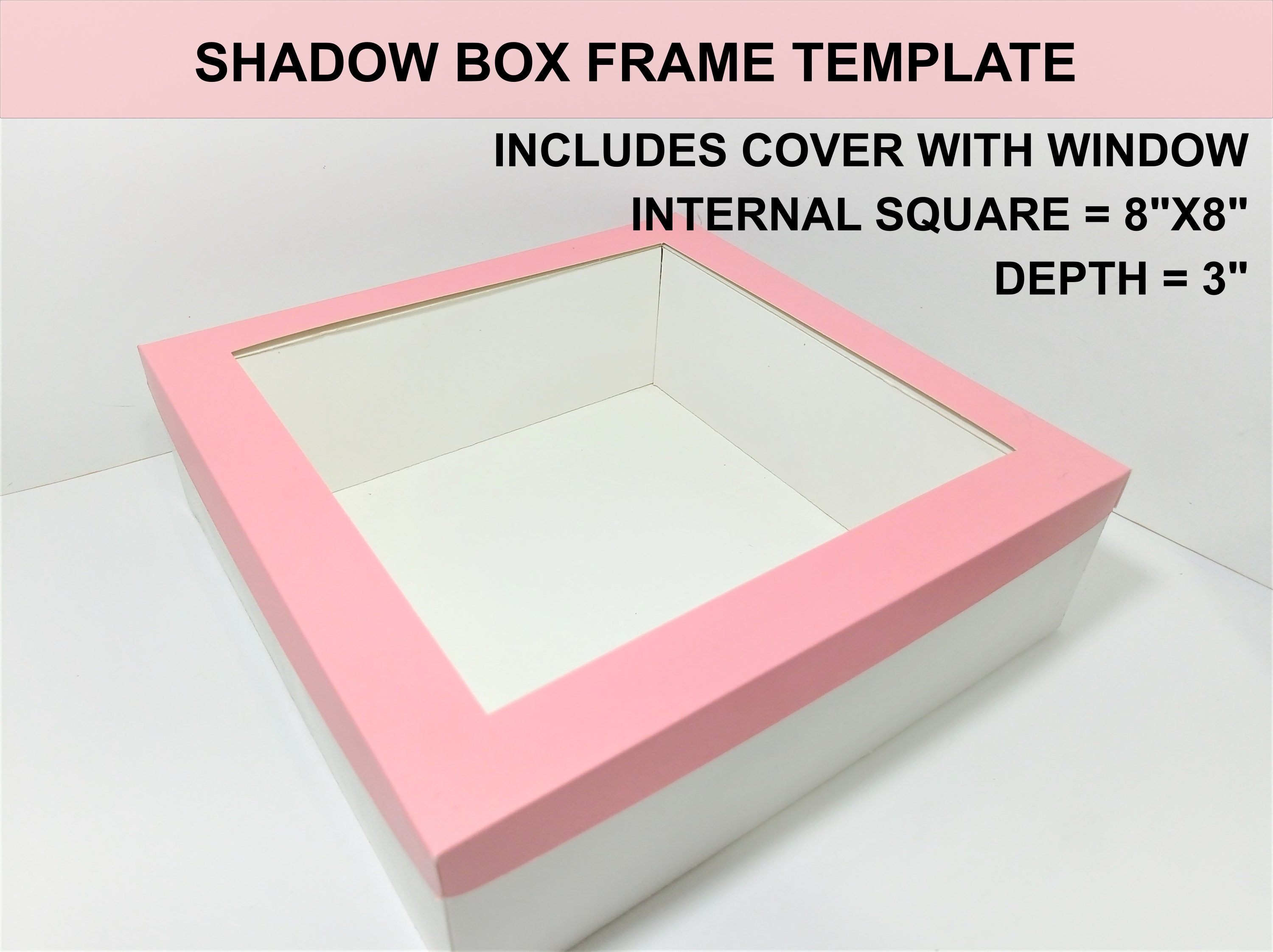Shadow Box SVG Template Shadow Box Frame Flowers SVG Rolled Etsy Australia
